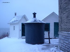 Privy and the old oil house.