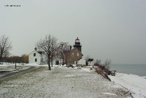 The lighthouse and the lake.