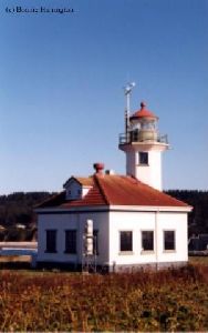 Side view of the lighthouse.