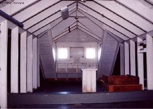 Inside shot of the lighthouse.