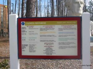 James Monroe sign.