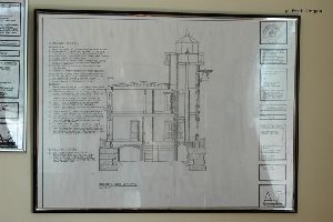 Technical drawing of the lighthouse.