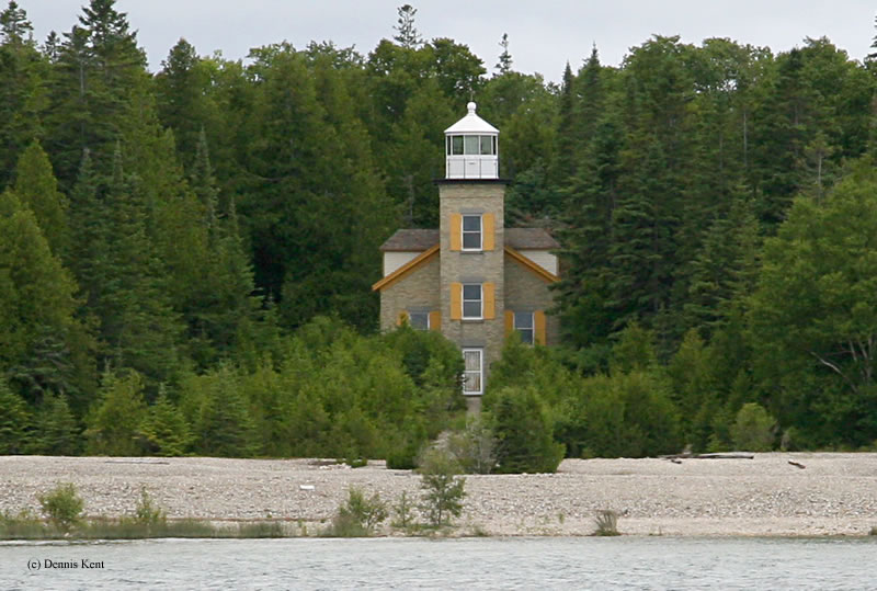 Photo of the Bois Blanc Island Lighthouse.