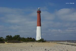 The beach and the tower.
