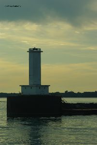 Dusk at the lighthouse.