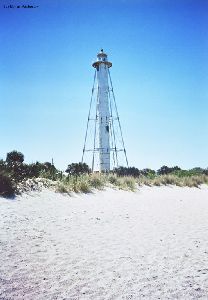 The lighthouse tower.