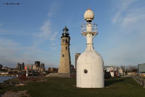 The two lighthouses.