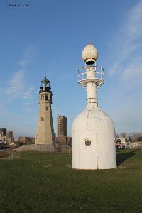 The two lighthouses.
