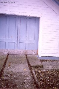 Doors to the boathouse.