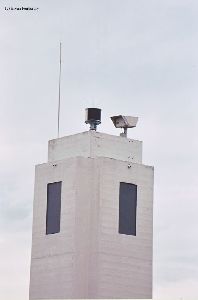 Close up of the lantern atop the tower.