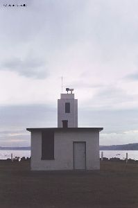Outbuilding and the tower.