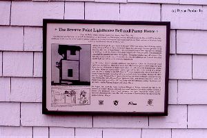 Bell and pump house sign.