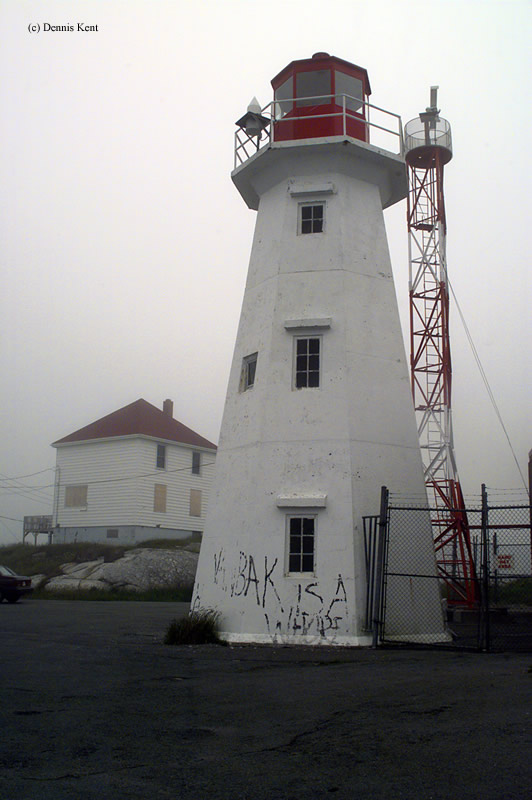 Photo of the Chebucto Head Lighthouse.