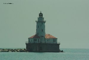 Close up of the lighthouse, no flash.
