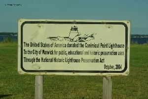 Sign in the park.
