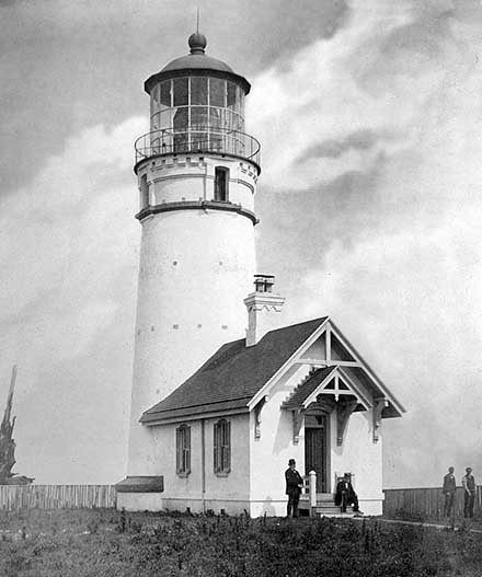 U.S. Coast Guard Archive Photo of the Cape Blanco Lighthouse