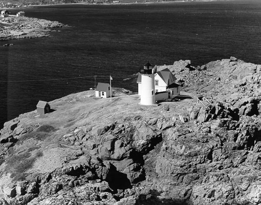 U.S. Coast Guard Archive Photo of the Cape Neddick Lighthouse