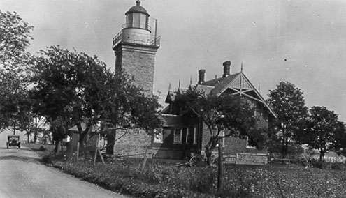 U.S. Coast Guard historical Photo of the Dunkirk Lighthouse
