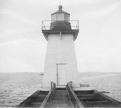 U.S. Coast Guard Archive Photo of the Grassy Island Lighthouse