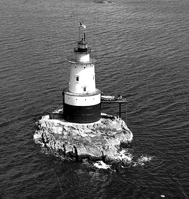 U.S. Coast Guard Archive Photo of the Sakonnet Lighthouse