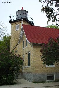Front view of the lighthouse.