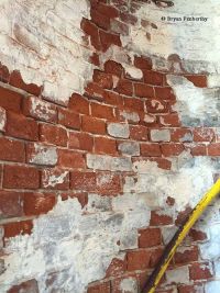 Brickwork inside the Fort Niagara Lighthouse.
