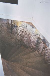 Steps leading into Fort Jefferson.