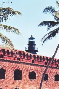 Lighthouse from outside the fort.
