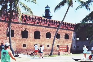 Lighthouse from outside the fort.