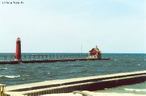 Both lighthouse and elevated walkway.