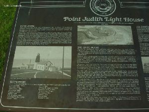 Point Judith sign.