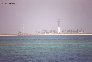 Blue - green water of the Gulf of Mexico.