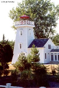 Shot of the restored lighthouse.