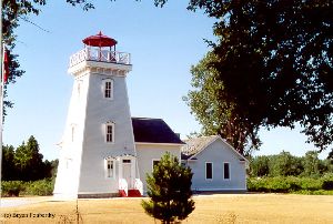 Beautiful shot of the restored lighthouse.