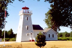 Beautiful shot of the restored lighthouse.
