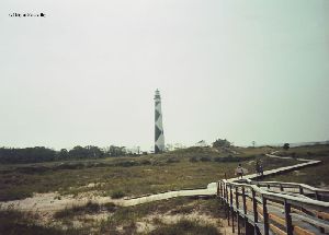 The boardwalk and the tower.