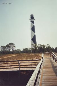 The tower and the boardwalk.