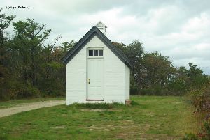 Oil house on the grounds.