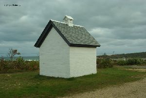 Backside of the oil house.
