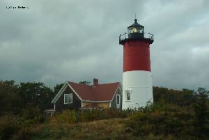 The tower light lit.