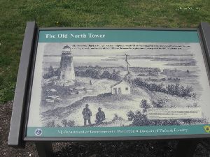 "Old North Tower" sign.