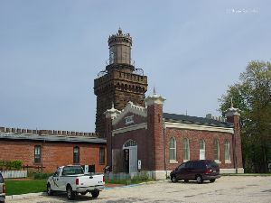 Generator building.
