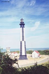 New Cape Henry Light and the Chesapeake Bay.