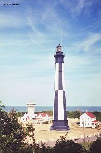 New Cape Henry and the lightstation.