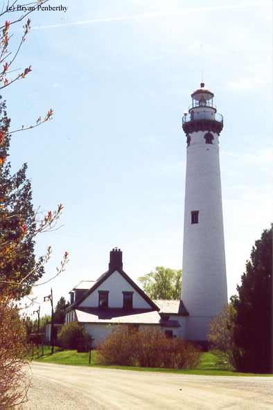 Photo of the New Presque Isle Lighthouse.