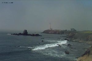 The rocky coastline surrounding Pigeon Point.
