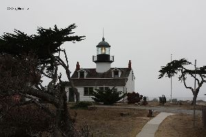 The Point Pinos Lighthouse.