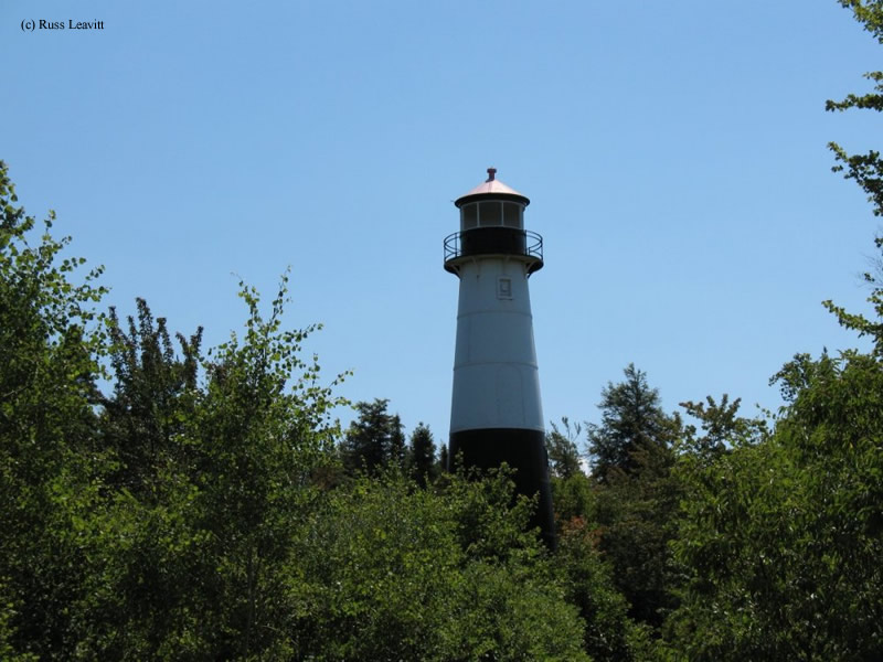 Photo of the Grand Island Rear Range Lighthouse.