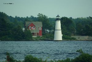 Close up of the lighthouse.