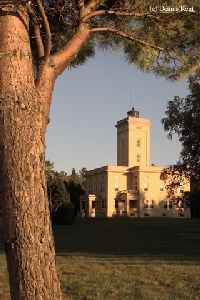 The lighthouse from a distance.